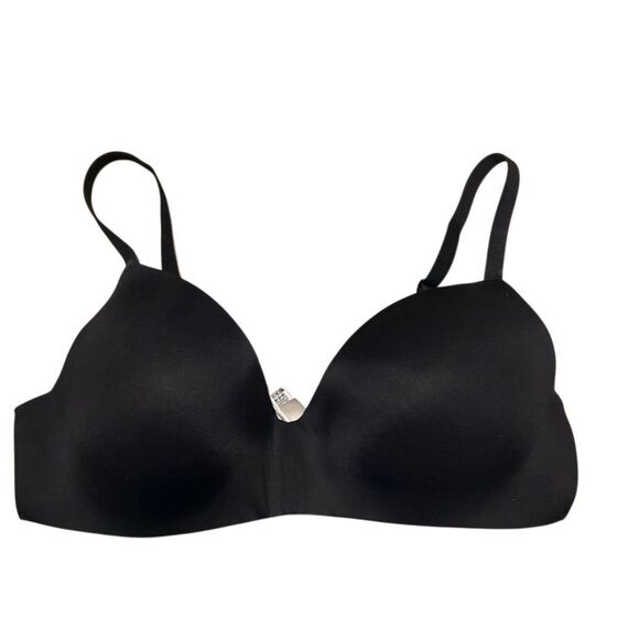 Pink by Victoria’s Secret wireless bra wear everywhere wireless black size 38d - Picture 1 of 3